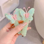 Elásticos de cabelo tipo fio de telefone Alta elasticidade Não apertam o cabelo Amarração suave e confortável para penteados. — foto 3