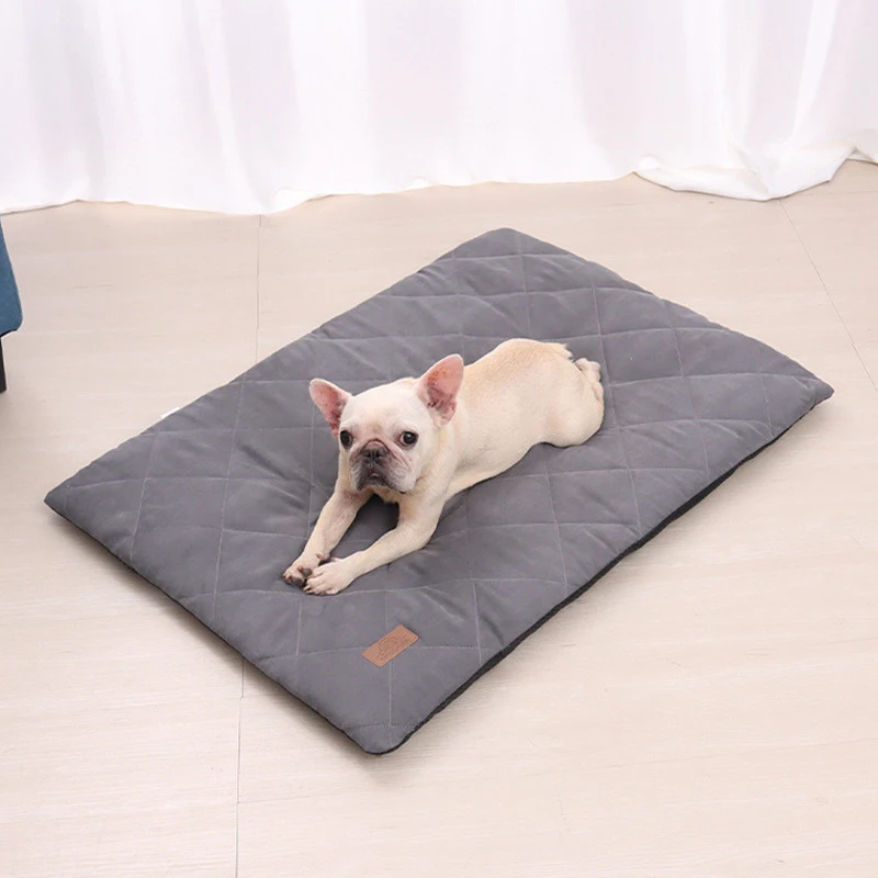 Title 13, Warm Winter Pet Dog Bed Velvet Heating Mat Remo...