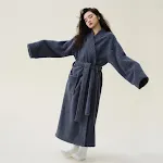 Women Dark Gray Bathrobe Pants
