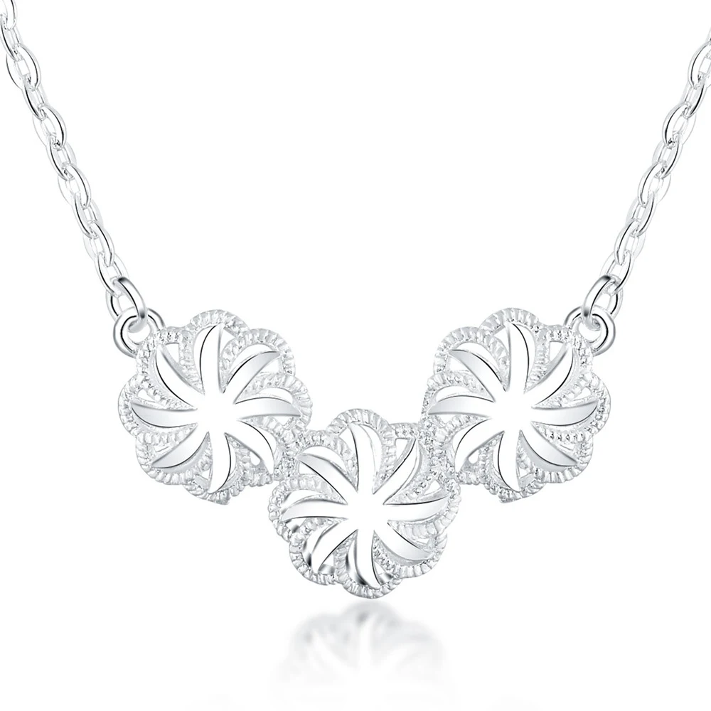 Collar de plata vintage de chicas — foto 4