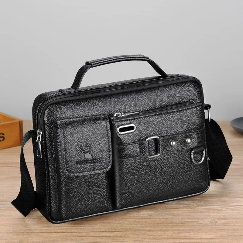 Title 10, Bolsa casual masculina de ombro oblíquo, prátic...