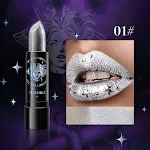 Barra de Labios de Navidad con Perlas y Brillo para Mujeres Dale un Toque Festivo a Tus Labios con Este Pintalabios Especial. — foto 7