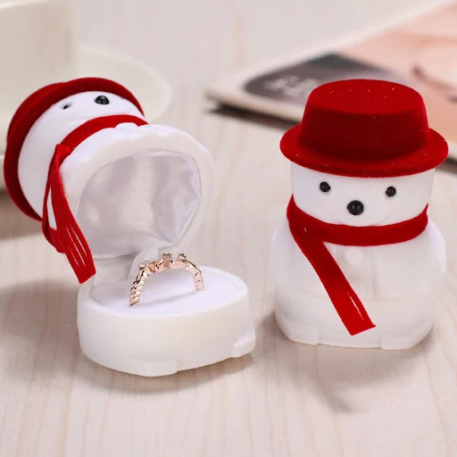 Title 3, Boîte à Anneaux de Noël Coffret à Bijoux Coffre...