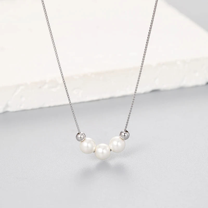 Colar feminino de ágata vermelha, pérola e jade Hetian. Uma joia charmosa para mulheres que buscam elegância e sofisticação. — foto 3