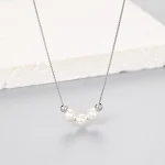 Colar feminino de ágata vermelha, pérola e jade Hetian. Uma joia charmosa para mulheres que buscam elegância e sofisticação. — foto 3