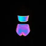 Colorful Reflective Camisole Women's Nightclub Tight Strapless Top — photo 15