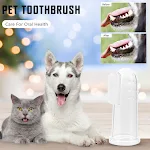 Super Soft Pet Finger Toothbrush Dog Brush Bad Breath Tartar Teeth Care Tool Dog Pet Cat Cleaning Brush Bad Breath Care — photo 4
