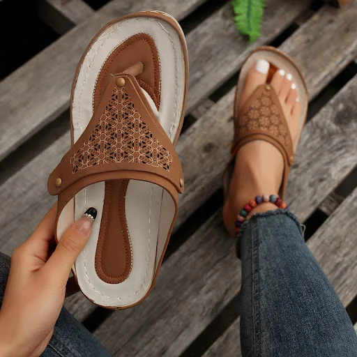 Title 15, Sandalias de tanga de verano Chanclas para muje...