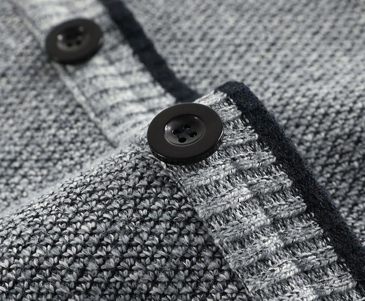 Title 8, Mens Thickened Fashion Cardigan Sweater V-neck...
