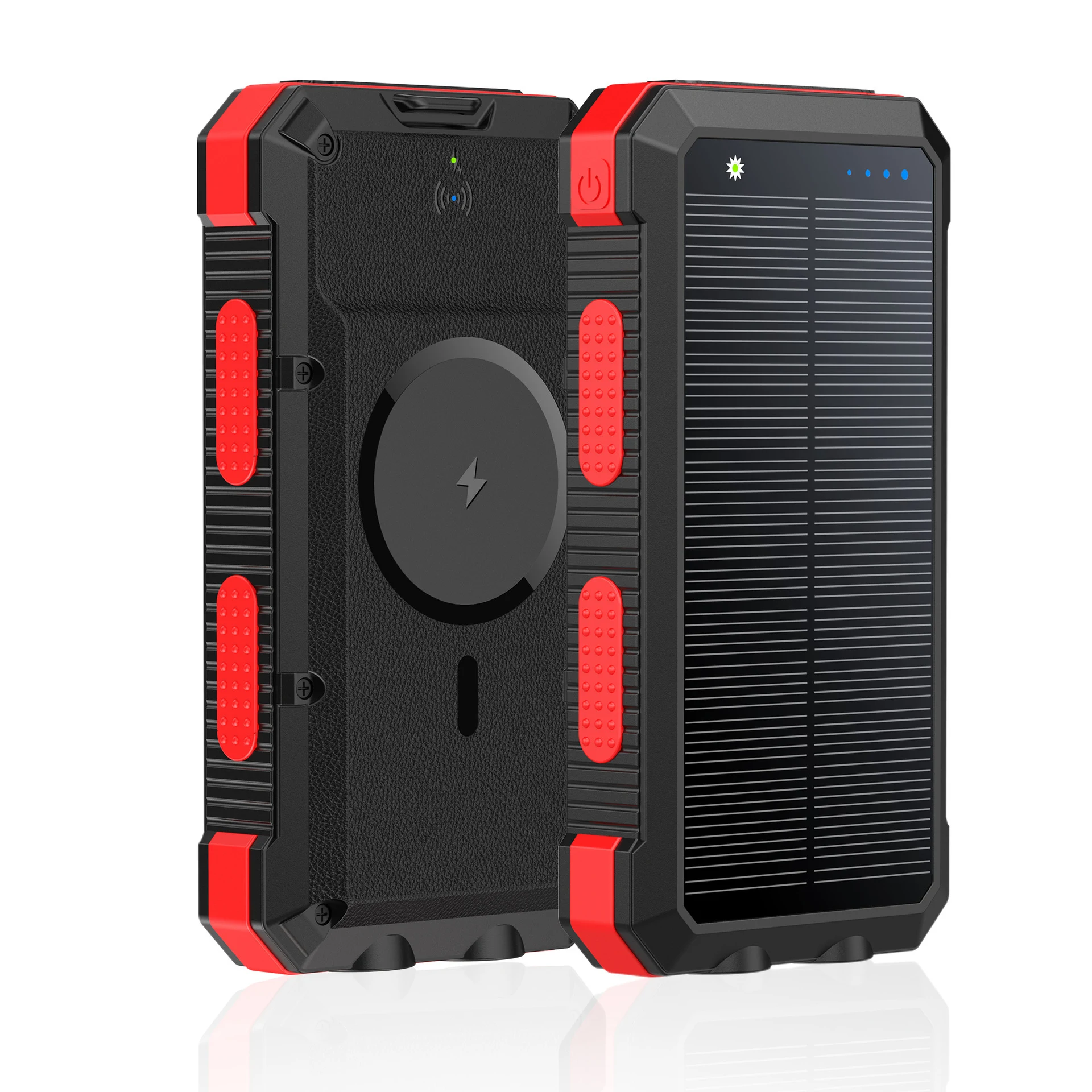 Solar Magnetic Wireless Charger Power Bank 20000 mAh with Outdoor Lighting Waterproof, perfect for camping, hiking, and — photo 21