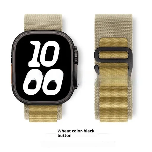 Title 6, Nylon Loopback Strap for Watch6 7 8 9 and S10Ul...