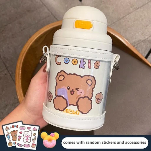 Title 1, Cute Mug Ladies High-value Water Bottle Outdoor...