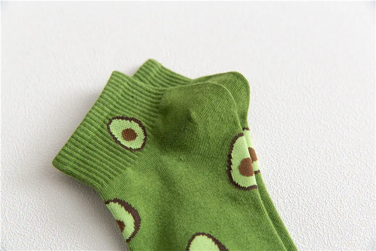 Title 27, Avocado Japanese Fruit Breathable Cotton Socks ...