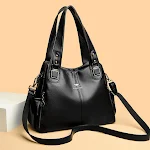Nova bolsa de ombro feminina fashion Elegante bolsa crossbody Vintage bolsa tote de ombro Designer senhoras Grande capacidade Carteira — foto 2