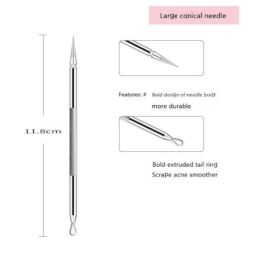 Title 9, Iron Box Stainless Steel Acne Needle Suit Beaut...