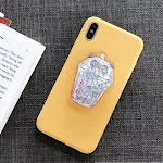 Glitter yellow background