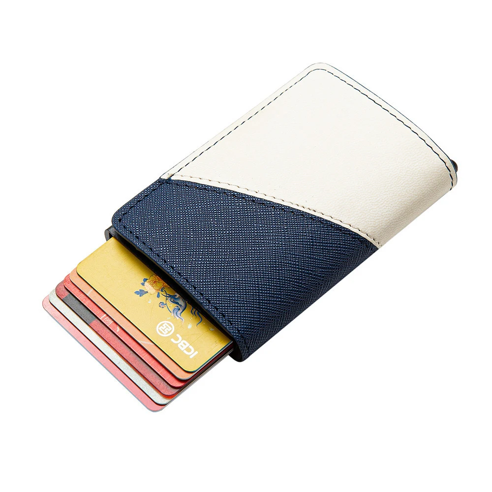 Men's Fashion Color Contrast Wallet. Stylish, functional wallet with multiple compartments for cards, cash and more. Kee — photo 5