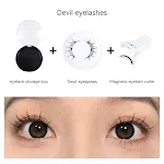 Devil Eyelash White Clip