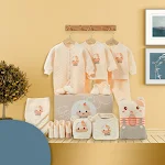 Conjunto de caixa de presente para bebês e recém-nascidos Roupas macias e essenciais para o cuidado diário do bebê. Conforto e bem-estar garantidos. — foto 1
