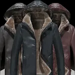 Men's Fashion Casual Zipper Slit Pocket Hooded Turn-down Collar Coat. Stylish and comfortable for everyday wear, perfect — photo 2