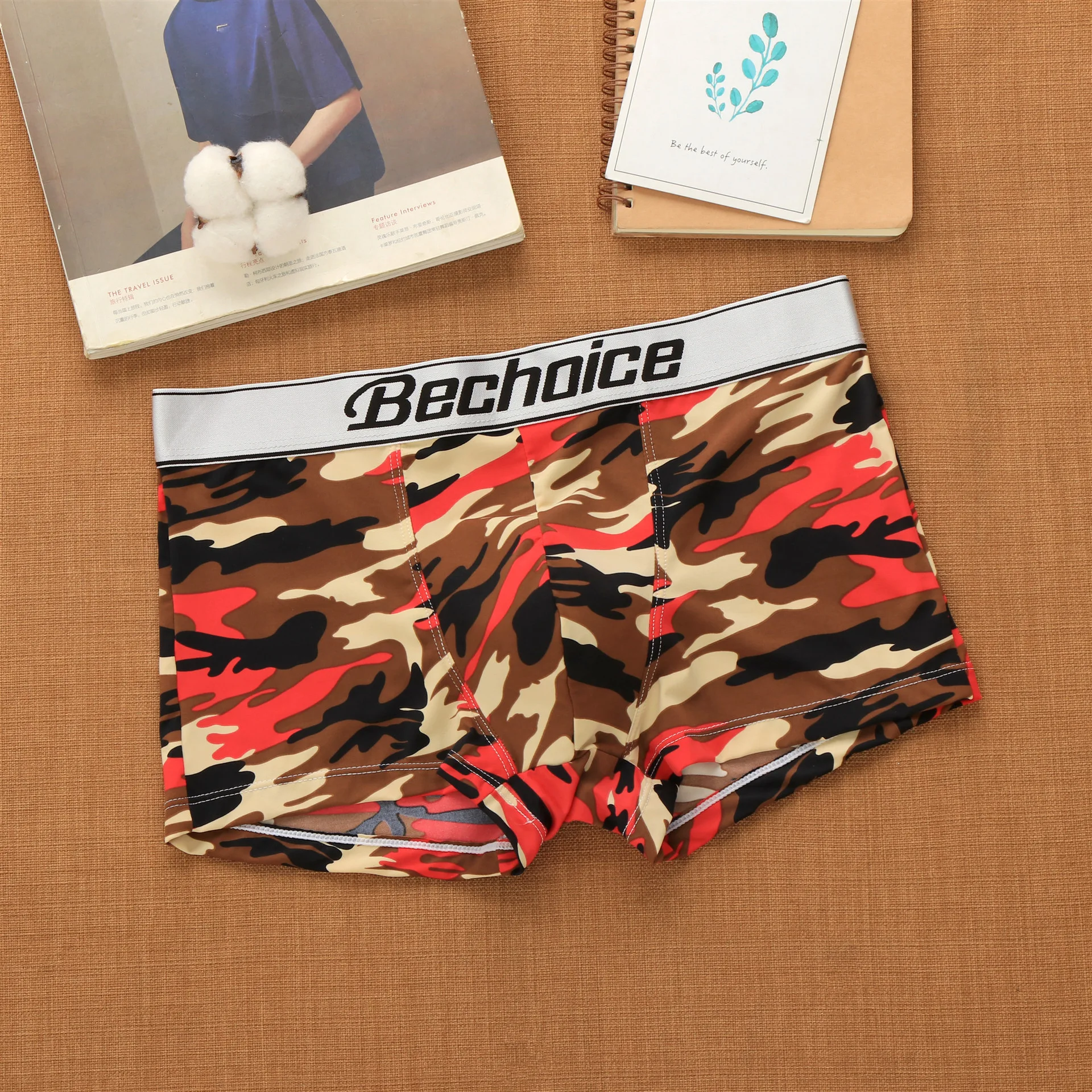 Heren Camouflage Comfortabel Nylon Ice Silk Ondergoed — foto 6