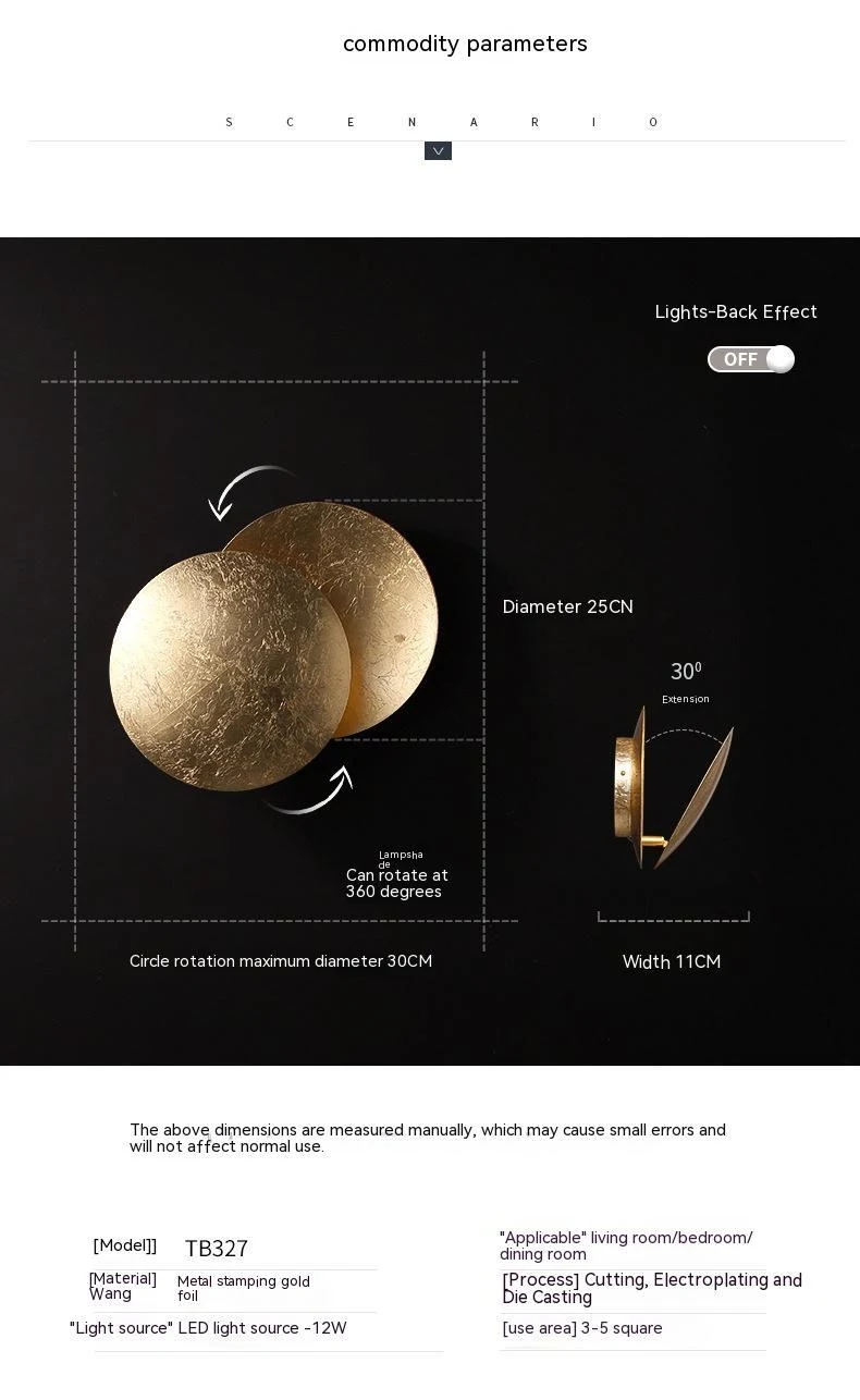 Title 1, Modern Minimalist Bedroom Bedside Lamp with Ais...