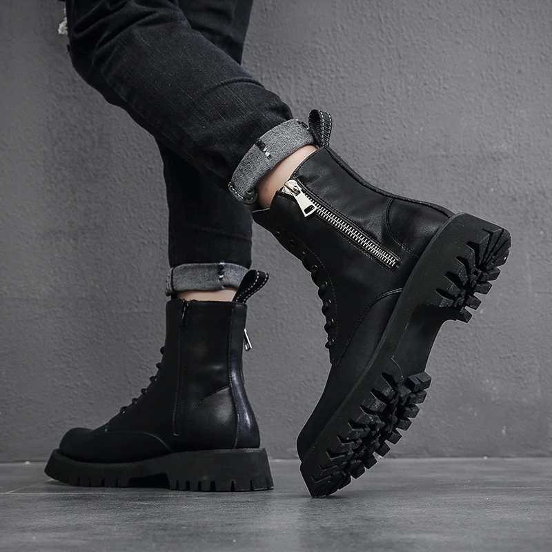 Title 1, Autumn and Winter New Thick Sole Outdoor Zip 8 ...