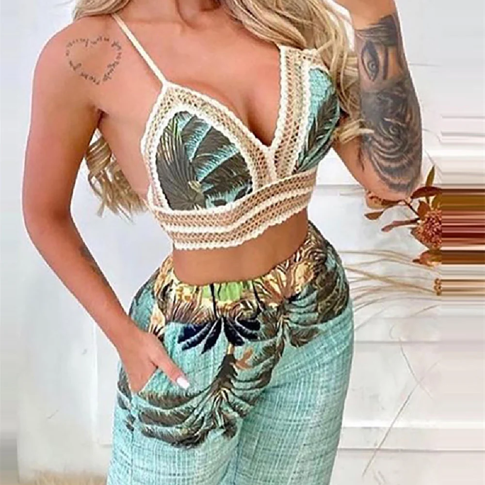 Dames bedrukte sexy bretels pak Verhoog je stijl met dit aantrekkelijke pak, perfect voor gedurfde en moderne looks, ideaal om je figuur te accentueren. — foto 5