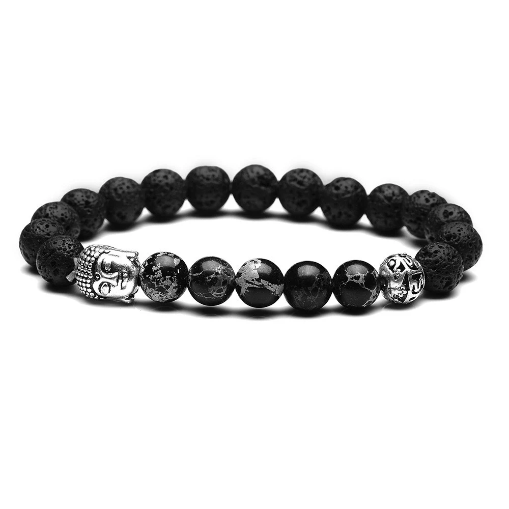 Title 3, Pulseira com contas de bola vazadas de pedra na...