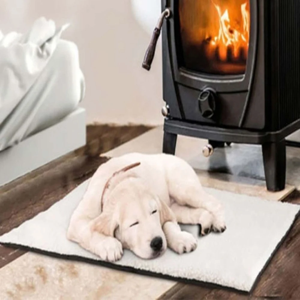 Self Heating Dog Cat Blanket Pet Bed Thermal Washable No Electric Super Soft Puppy Kitten Blanket Beds Mat — photo 4
