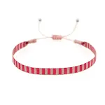 Pulseira Ornamento Artesanal de Fita para Mulher Joia Feita à Mão Elegante Presente Feminino Design Exclusivo — foto 31