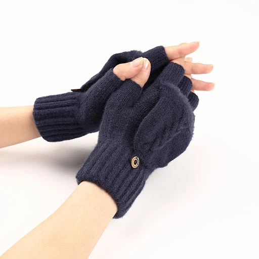 Title 4, Womens Wool Fingerless Gloves Warm Fashionable...