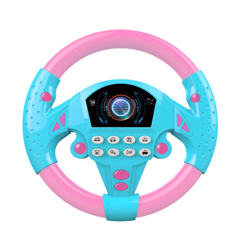 Title 2, Childrens Toy Simulation Car Co-Pilot Steering...