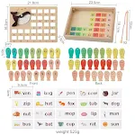 Solid Wood Box Fishing Toys