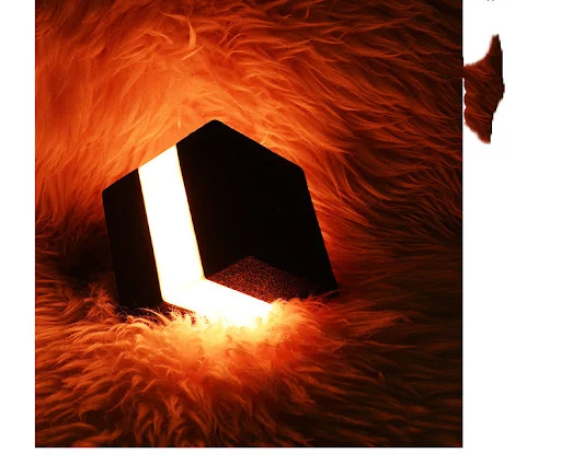 Title 2, Square LED Night Light USB Charging Touch Small...