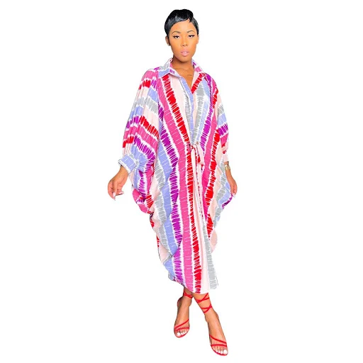 Title 3, Foreign Trade Dress Summer Casual Cardigan Striped