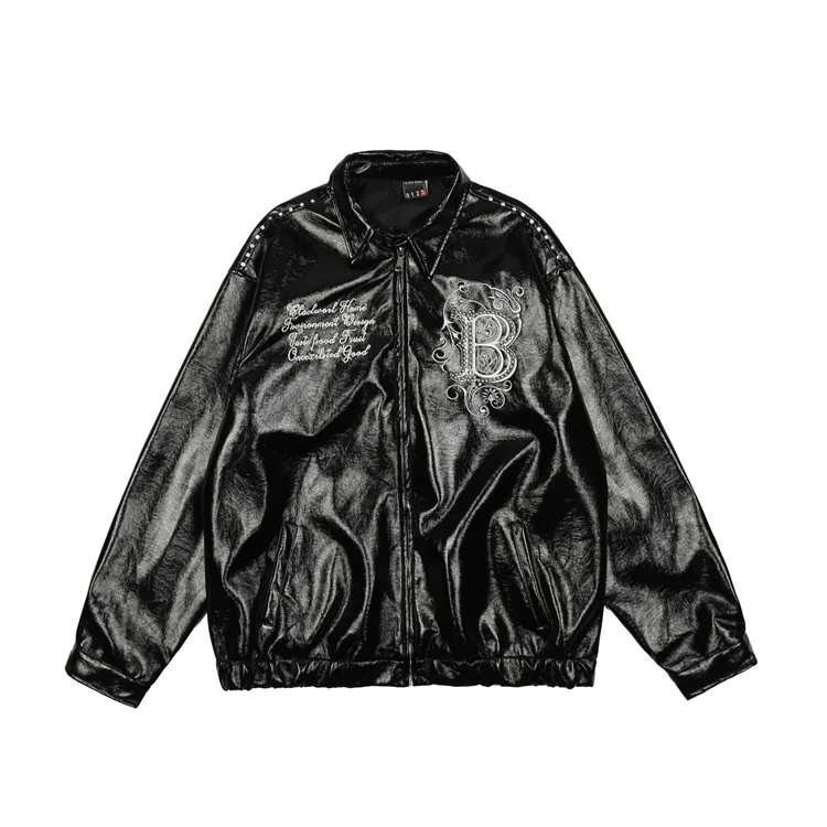 Title 5, Fashionable Mens Polyester Motorcycle Leather ...