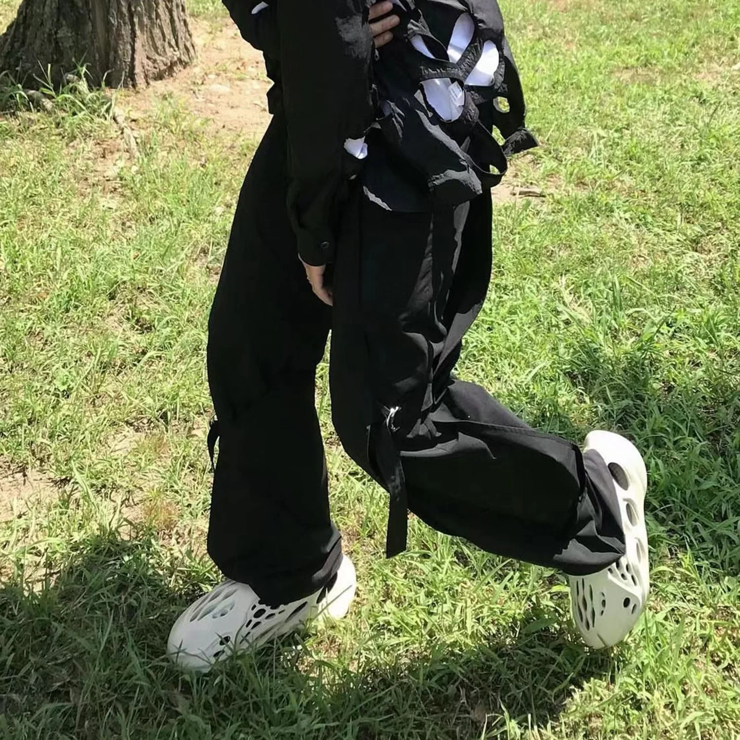 Multi-Layer Deconstruction Bandage Overalls Experience Unrivaled Comfort and Style Versatile Design Functional Fit Perfe — photo 8