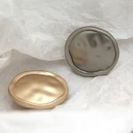 Jaqueta de casaco de terno com botões de liga de zinco, pernas altas, ideal para um visual sofisticado e profissional com botões metálicos. — foto 5