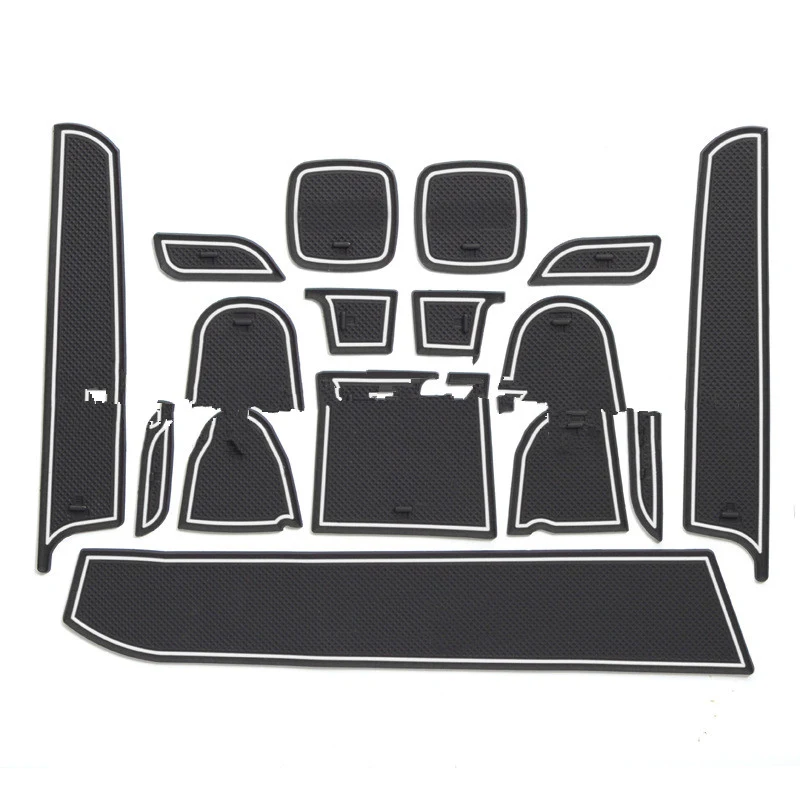 Alfombrillas antideslizantes para ranuras de puerta y portavasos para Swift 1.2 SPORT, protegen y mejoran el interior del coche. — foto 3