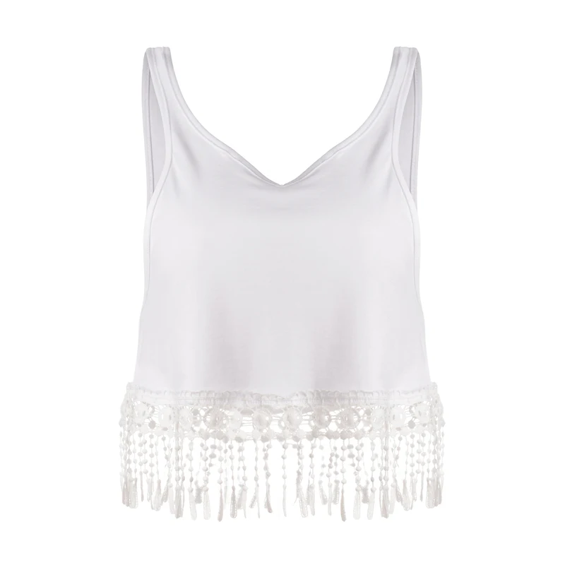 Title 3, Multicolor Fringed Bottoming Shirt Camisole, th...
