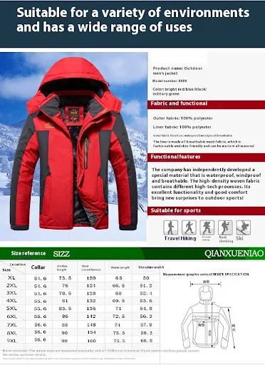 Title 8, Outdoor Winter Plus Size Mens Assault Jacket F...