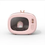 Kreativer Mini TV Luftbefeuchter für Haustiere, süßes Mädchen Herz Nachtlicht, für ein gemütliches Zuhause — foto 4