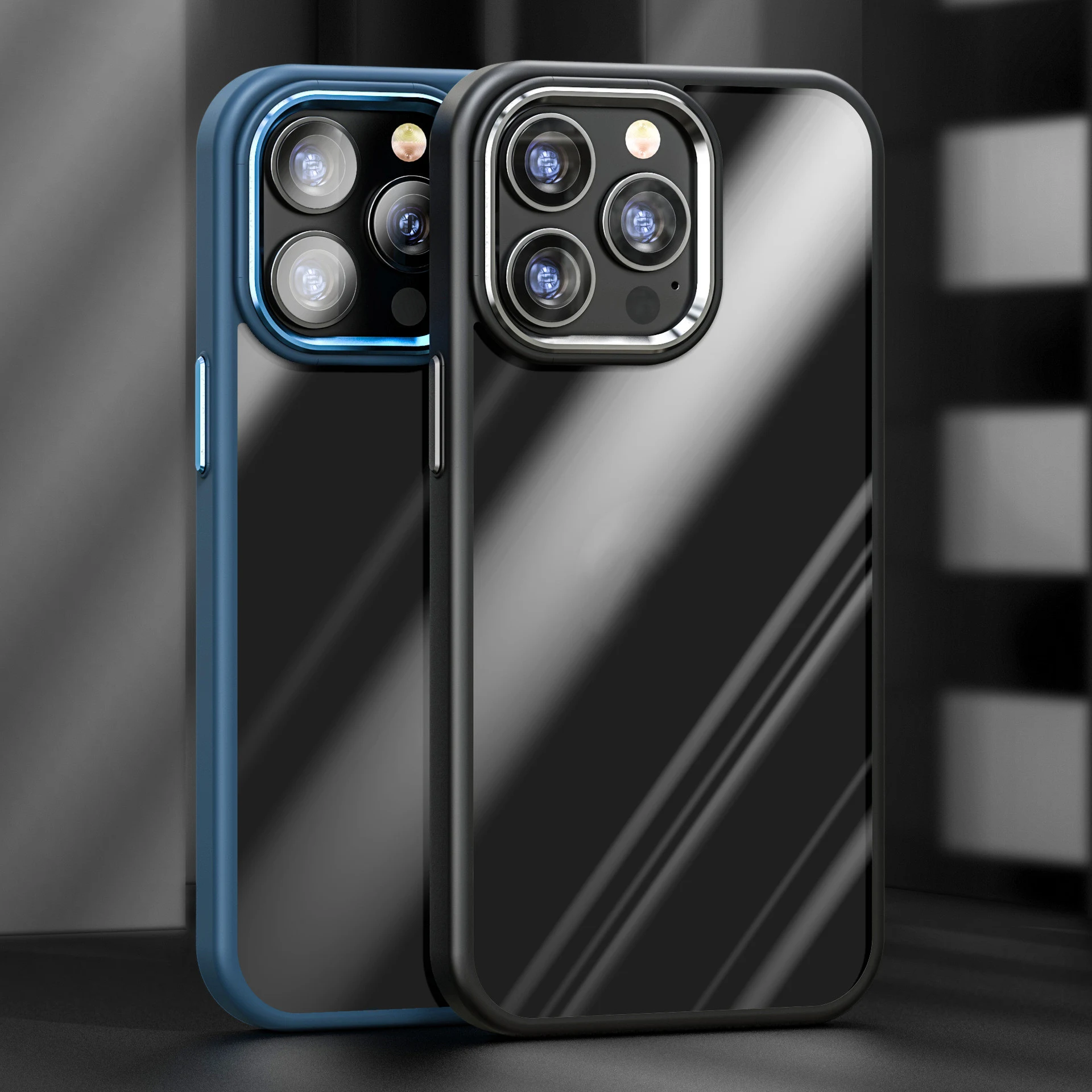 Title 3, Transparent Lens Metal Large Hole Phone Case. P...