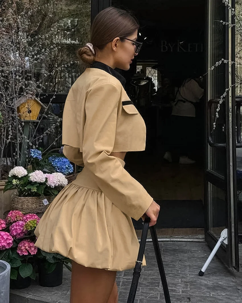 Title 6, Autumn Commuter Professional Bud Skirt Suit Fas...