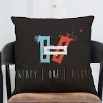 Capa de almofada estampada 45x45cm para decoração da casa. Renove seu ambiente com esta fronha decorativa e confortável. — foto 2