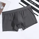 Boxer Uomo Tinta Unita Traspiranti con Design U Convex, Intimo Maschile Comodo e Fresco per un Comfort Ottimale, Adatto a Ogni Occasione — foto 8