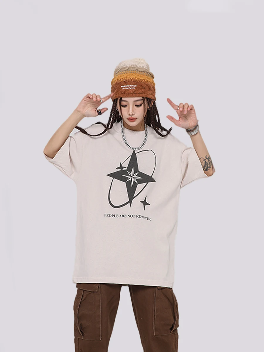 T-shirt da uomo in cotone girocollo ampio — foto 10