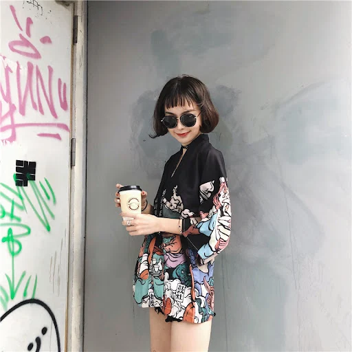 Title 2, Thin Lace-Up Japanese Cardigan Improved Jacket ...