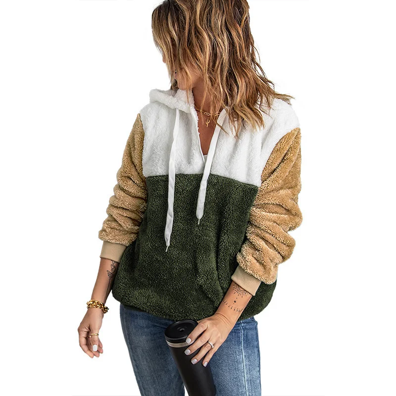 Title 2, Womens Long-sleeved Thickened Hooded Sweater W...